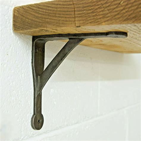 rusted metal brackets|rustic farmhouse shelf brackets.